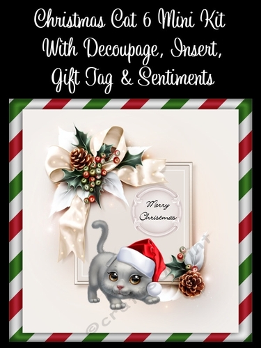 Christmas Cat 6 8x8 Mini Kit