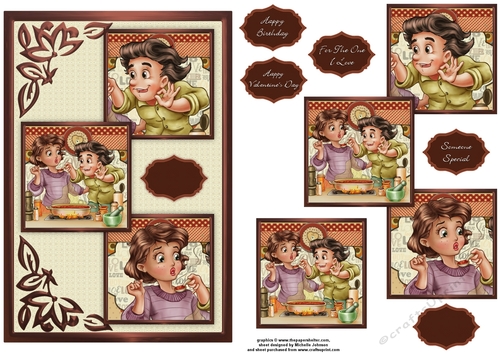 Trust Me Its Delicious Three Square Quick Card