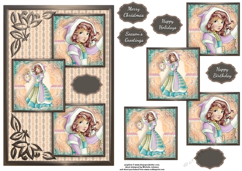Follow The Stars Three Square Quick Card