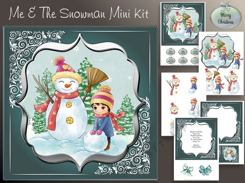 Me And The Snowman Mini Kit