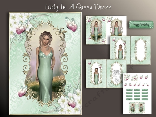 Lady In A Green Dress Mini Kit