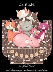Catitude 3D Shelf Card Kit With Card Box