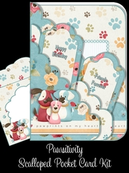 Pawsitivity Scallop Pocket Card Kit