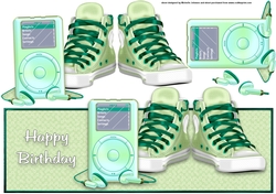 For the Kids Mp3 and Basketball Boots Over the Top Card