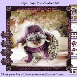 Hedge-Hugs Purple (Multi-Use Humorous And Regular) Mini Kit