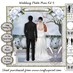 Wedding Photo Mini Kit 5 (Plus Size Bride)