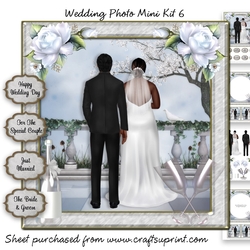 Wedding Photo Mini Kit 6 (Plus Size Bride)