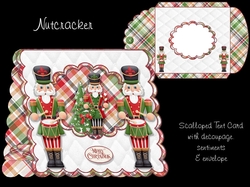 Nutcracker Tent Card with Envelope
