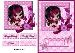 Pretty in Pink Quick Card Front