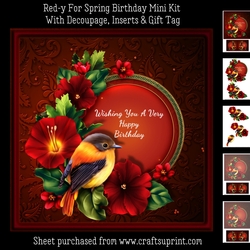 Red-Y For Spring Birthday Mini Kit