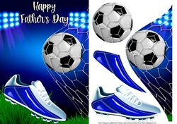 Football Fathers Day Card Front 1