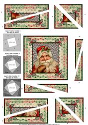 Santa Spiral Edge Triangle Stacker