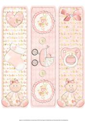 Baby Girl Caucasian Bookmark