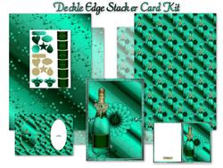 Emerald Bottle Deckle Edge Stacker Kit
