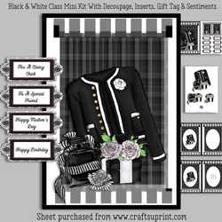 Black & White Class Mini Kit