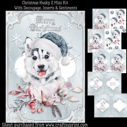 Christmas Husky 2 Mini Kit