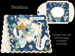 Melodious Tent Card with Envelope