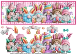 Easter With My Gnomies Large DL Card