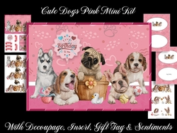 Cute Dogs Pink Mini Kit