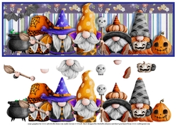 Halloween With My Gnomies Large DL Card 1