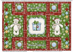 Beary Christmas Tri Fold Shutter Card