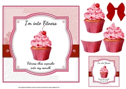 Im Into Fitness Cupcake Card 1