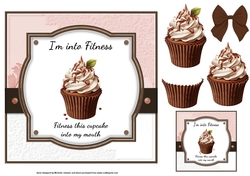 Im Into Fitness Cupcake Card 3