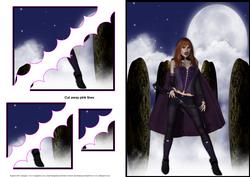 Vampiress 1 Deckle Edge Stacker