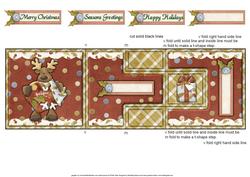 Believe in Santa Reindeer T Step Tri Fold