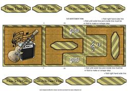 Music to My Ears Guitar T-step Tri Fold