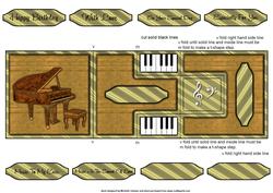 Music to My Ears Piano T-step Tri Fold