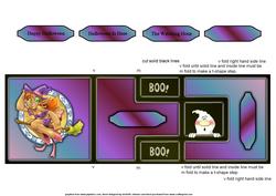 Witch Halloween T-step Tri Fold