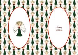 Cute Christmas Angel Gookie Girl Insert