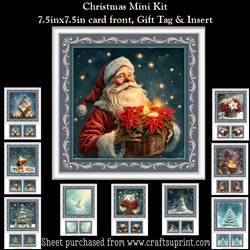 Christmas Mini Kit With Gift Tags & Insert