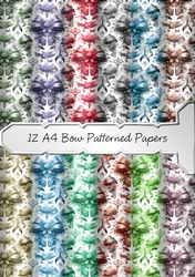 12 A4 Bow Backing Papers