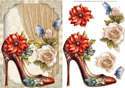 Shoe Show and Glory Roses Card Front