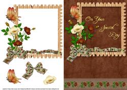 Special Day Card Front with Butterfly