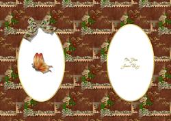 Special Day Insert with Butterfly