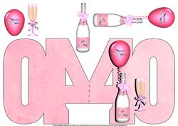 40 Female Shaped Card