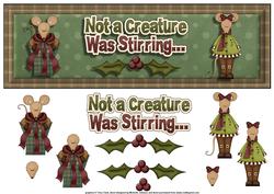 Not a Creature Was Stirring Large Dl Card