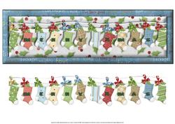 Christmas Stockings Large Dl Card