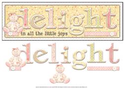 Delight in All the Girls Large Dl Card