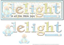 Delight in All the Boys Large Dl Card