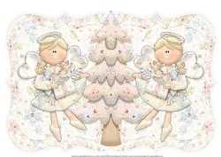 My Angel Quick Cut and Fold Bracket Shaped Card