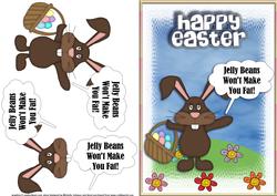 Jelly Beans Wont Make You Fat Card Front