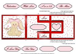 Sealed with a Loving Bunny Kiss T-step Tri Fold
