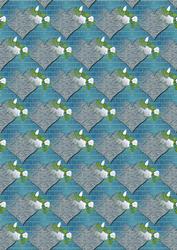 Wall of Love Heart and Roses Background