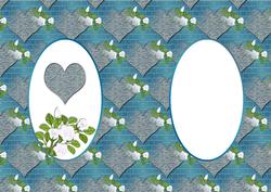 Wall of Love Heart and Roses Insert