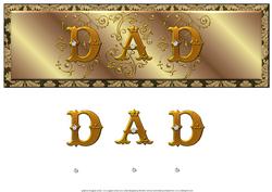 Dad Large Dl Card