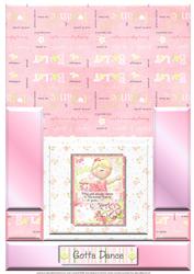 Twinkle Toes Ballerina Fancy Fold Stagger Card
